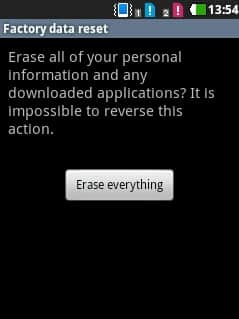 Erase everything on LG Optimus, Marquee, myTouch Q
