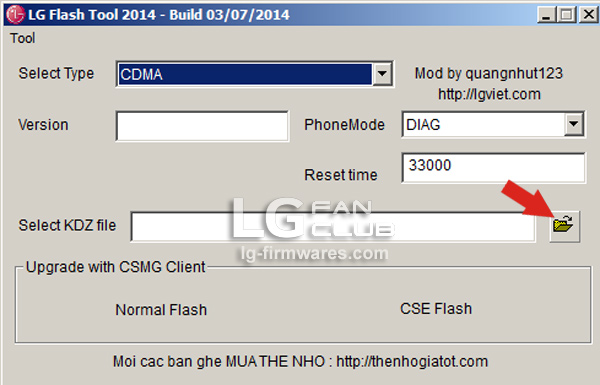 lg flash tools contact the system administrator