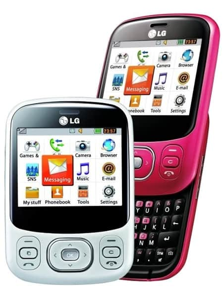 lg square slide phone